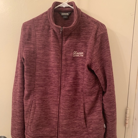 Ladies Marled Fleece Jacket  Cascade - Picture 3 of 5